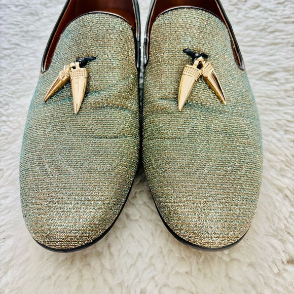 Steve Madden Metallic Silver Slide On/Loafers Men’s Shoes size 10M - Picture 3 of 15